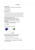 AQA AS/A Level Physics A* Revision Notes: Gravitational & Electric fields  