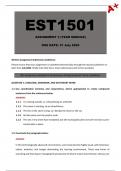 EST1501 Assignment 3 (Detailed Answers) Year Module - Due 31 July 2024