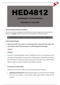 HED4812 Assignment 3 (Detailed Answers) Year Module - Due 31 July 2024