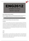 ENG2612 Assignment 3 (Detailed Answers) Year Module - Due 1 August 2024