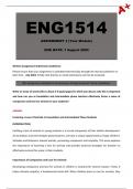 ENG1514 Assignment 3 (Detailed Answers) Year Module - Due 3 August 2024