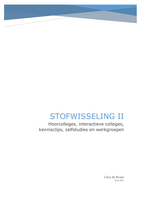 Samenvatting stofwisseling II