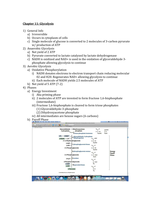  Chapter 11: Glycolysis