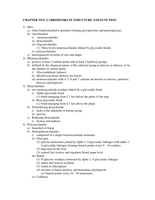 Biochemistry CHAPTER TEN: CARBOHYDRATE STRUCTURE AND FUNCTION