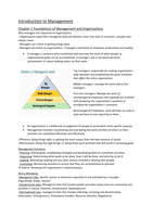 IMEM - MG1 - Introduction to Management