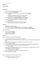 Analysis of Markschemes