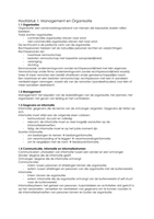 In Balans - Samenvatting Domein A (Hoofdstuk 1, 2, 3, 4, 5, 6, 7 & 8) - Management & Organisatie