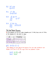 Solving Polynomial Equations Notes