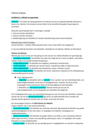 Interne analyse - gedrag in organisaties (H1, H2, H3, H6, H7, H8, H9)