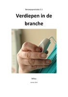 Beroepsprestatie 3.1 Verdiepen in de branche