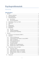 Samenvatting Psychoproblematiek 5O210