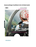 Cockpit van de organisatie Samenvatting hele boek