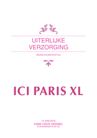 Branchewerkstuk Verzorging Branche ICI Paris XL