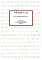 Adviesnotitie