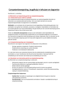 Samenvatting competentievergroting - Hoofdstuk 1, 2, 6 en 7!