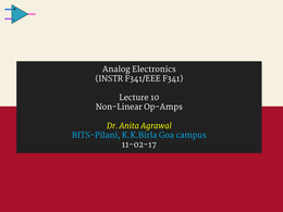 Non Linear Op amps