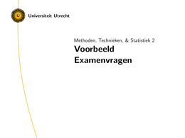 voorbeeldvragen methoden