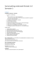 Samenvatting Kwalitatief Onderzoek Semester 1 Periode 1 2