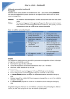 Getal en Ruimte wiskunde - samenvatting hoofdstuk 8, de normale verdeling (VWO)