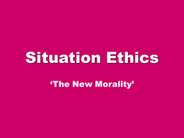 Situation Ethics