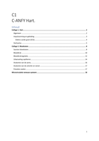 Aantekingen/samenvatting C-Anfy Hart. Blok C1. Ook in bundel verkrijgbaar samen met C-Chem en C-Derm!