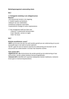 Marketingmanagement sheets samenvatting