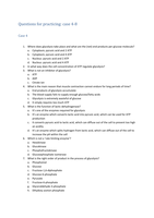 Questions for practicing case 4-8