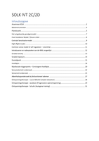 SOLK IVT 2C/2D: anamnese, modellen, onderzoek, behandelingen en meetinstrumenten 