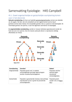 Samenvatting Campbell (10th) Hoofdstuk 45