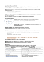 Uitgebreide leerdoelen Strategisch Human Resource Management 