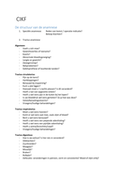 Gehele tractusanamnese preoperatieve poli