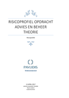 AEBT opdracht Risicoprofiel ( Advies en Beheer Theorie )