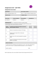 U23 A2 Criteria