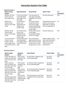 Unit 23 - P5 - Interactive Systems Test Table