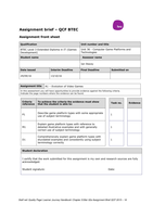 U36 A1 Criteria