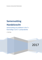 Samenvatting Handelsrecht