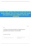 NR 601 FINAL EXAM, PRACTICE EXAM AND STUDY GUIDE NEWEST 2024 ACTUAL EXAM TEST BANK 100 QUESTIONS AND CORRECT DETAILED ANSWERS