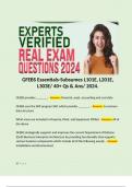 GFEBS Essentials Actual Exam Q&A Package. 