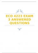 ECO 4223 Exam 3 answered questions