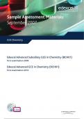 Advanced GCE in Chemistry (9CH01)