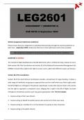 LEG2601 Assignment 1 (Detailed Answers) Semester 2 - Due 6 September 2024