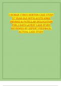 I HUMAN CYRUS HORTON CASE STUDY 57 YEAR OLD WITH ACUTE KNEE INJURIES & PATELLAR DISLOCATION FOR 2 DAYS LATEST CASE STUDY REVIEWED BY EXPERT FEEDBACK. ACTUAL CASE STUDY