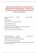 NR507/ NR 507 Midterm Exam (Latest 2024/ 2025 Update) Advanced Pathophysiology | Complete Guide with Questions and Verified Answers| 100% Correct |Grade A – Chamberlain