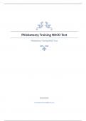 Phlebotomy Training NHCO Test Question and answers correctly solved 