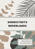 Kennisbasistoets Nederlands PABO Uitwerkingen + Oefenvragen