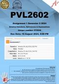PVL2602 Assignment 1 (COMPLETE ANSWERS) Semester 2 2024 (575529) - DUE 16 August 2024
