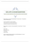 SAFe SPC 6.0:EXAM QUESTIONS LATEST UPDATE|VERIFIED|ACCURATE ANSWERS