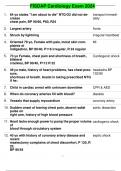  FISDAP Cardiology Exam 2024