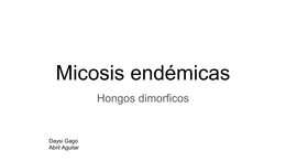 Micosis sitémicas