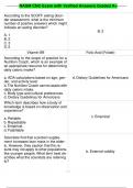  NASM CNC Exam with Verified Answers Graded A+